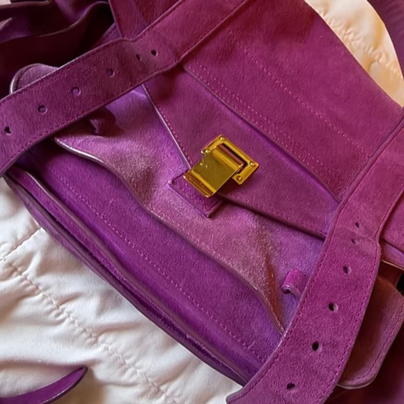 Proenza Schouler Rich Purple Satchel - Picture 3 of 12